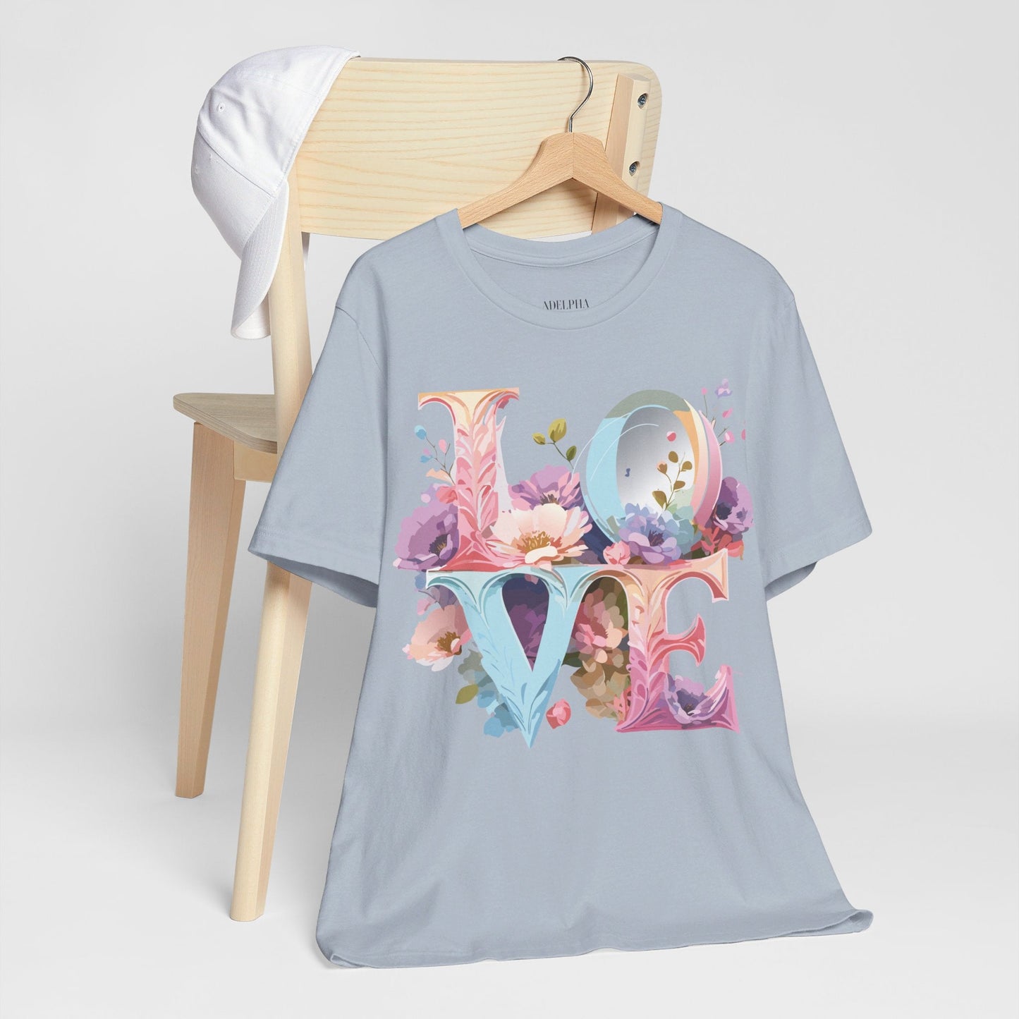 Adelpha Valentine Graphic Tee Unisex Short Sleeve Vintage Inspired Art Design for Everyday Wear