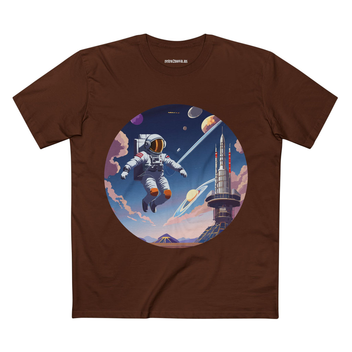 Cosmos Astronaut Graphic Tee Staple Unisex 100 Cotton Tee Shirt - CS-30