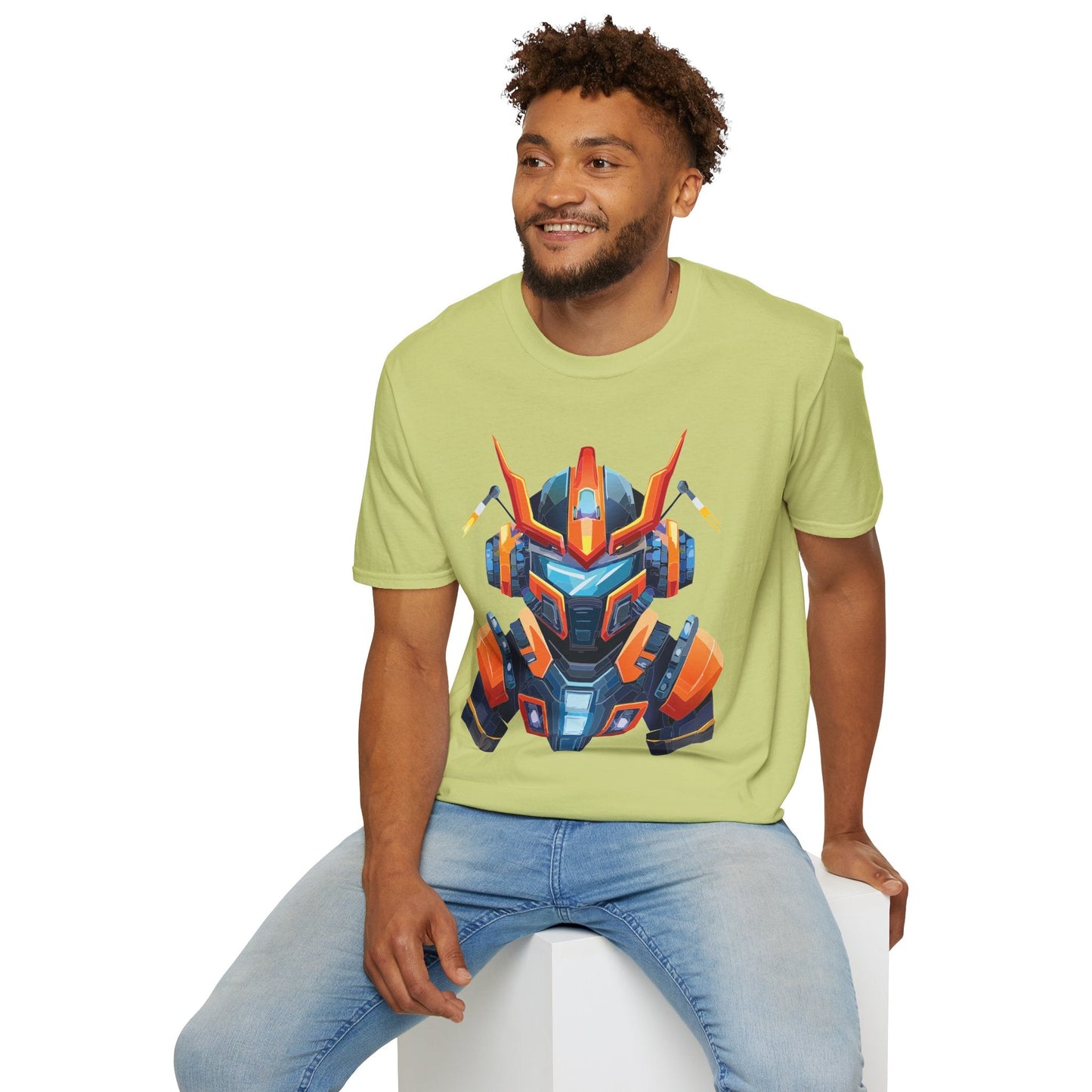 Cyborg Tee Unisex Robot Shirt Terminator Style 100 Percent Ring Spun Cotton Short Sleeve