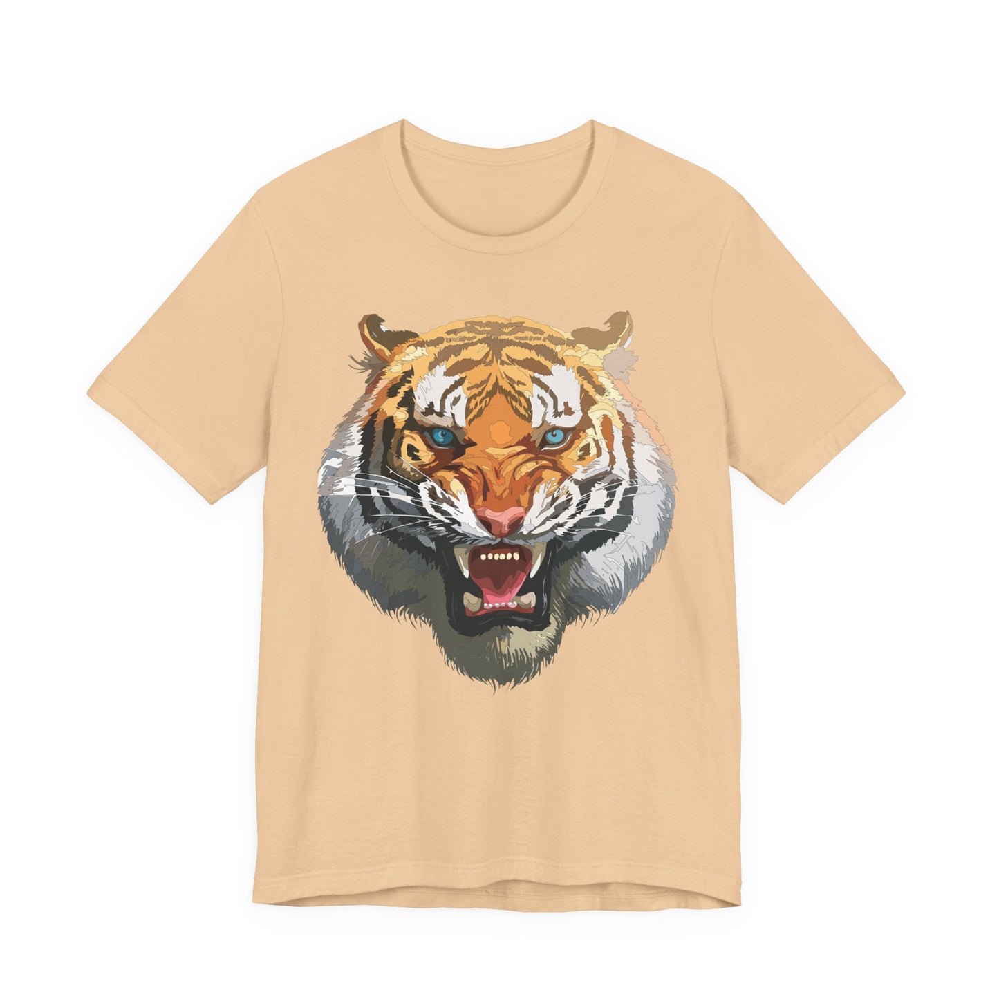 Tiger Shirt, Animal Shirt, T-Shirt with Tiger, Art Design Tee, Wild Animals Tees, Safari T-Shirt, Graphic Design Tee 15