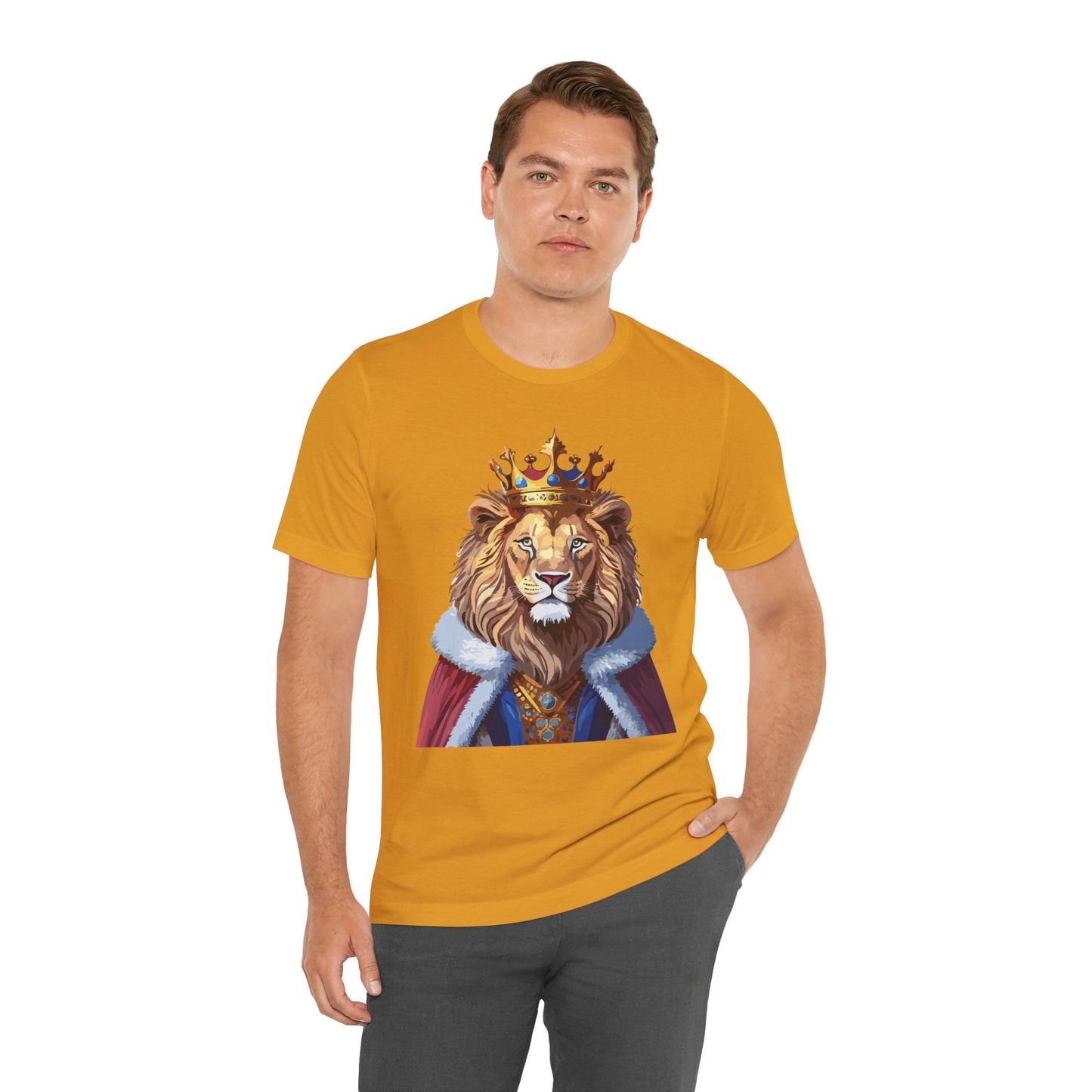 Unisex Animal Tee Shirt With Wild Animal Art Design Softstyle Comfort Tee Gildan 64000