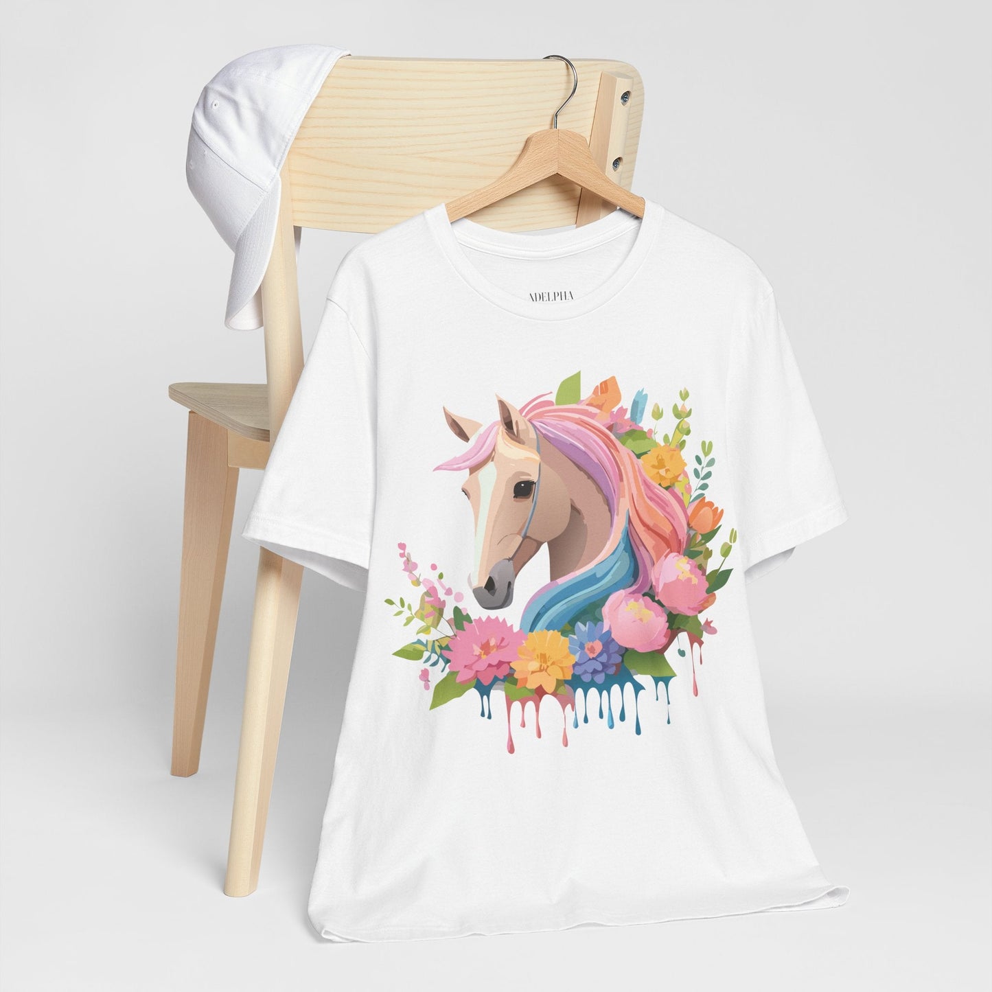 Horse Graphic Unisex 100 Cotton Vintage Animal Art T-Shirt 2