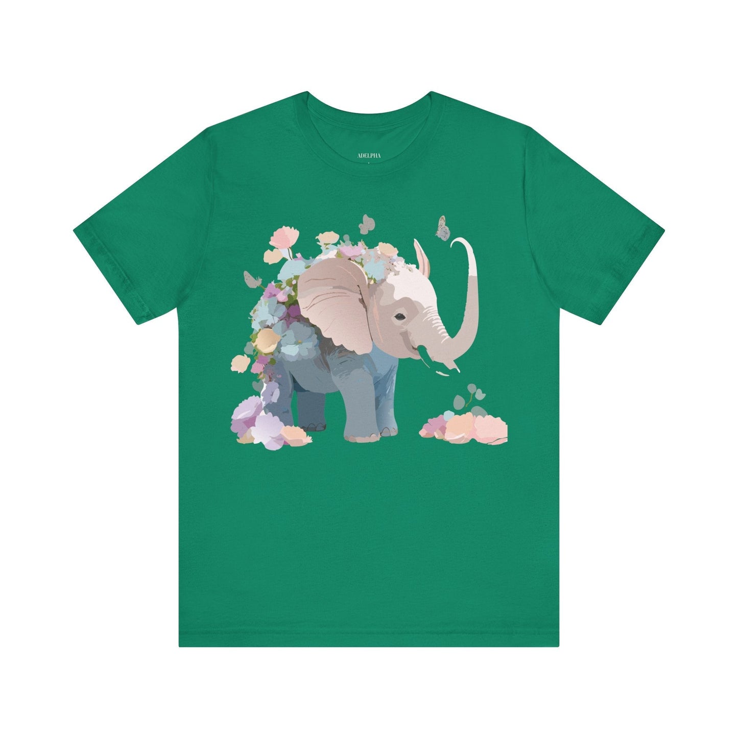 Elephant Graphic Tee Unisex Vintage Inspired Artwork Premium Adelpha Jersey Short Sleeve