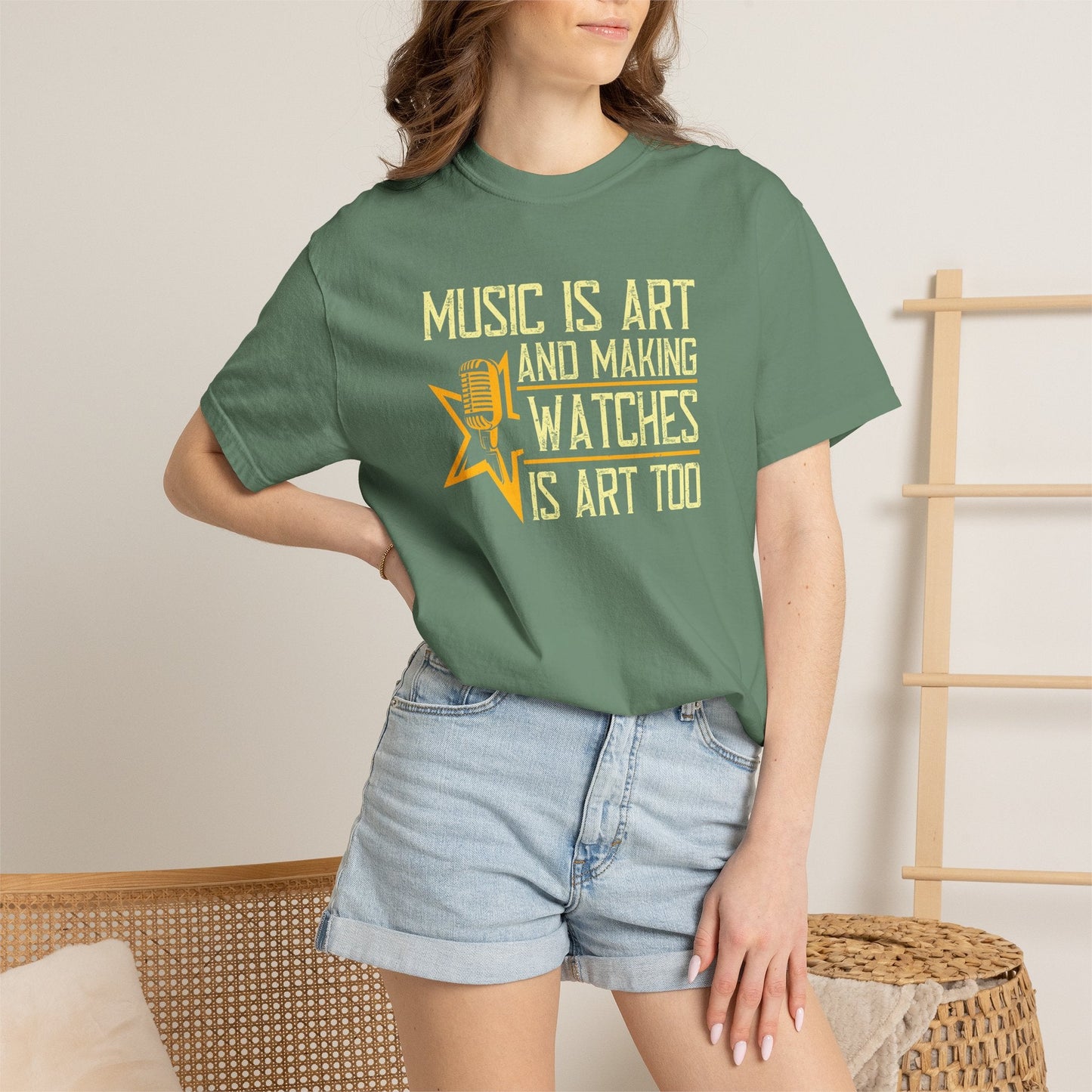 Music Graphic Design Unisex Cotton T-shirt m28