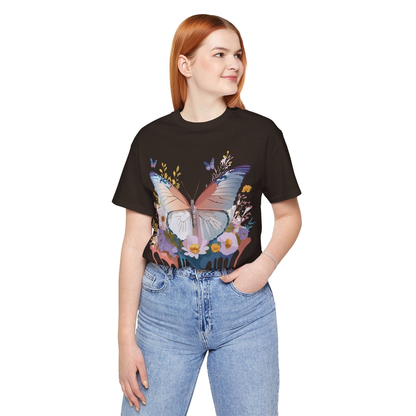 Adelpha Butterfly Graphic T Shirt Unisex Vintage Inspired Short Sleeve Tee