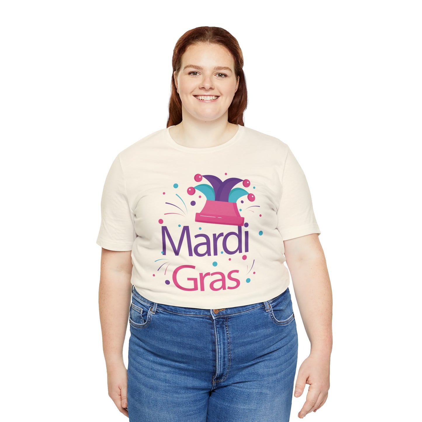 Tee-shirt en coton unisexe pour Mardi Gras