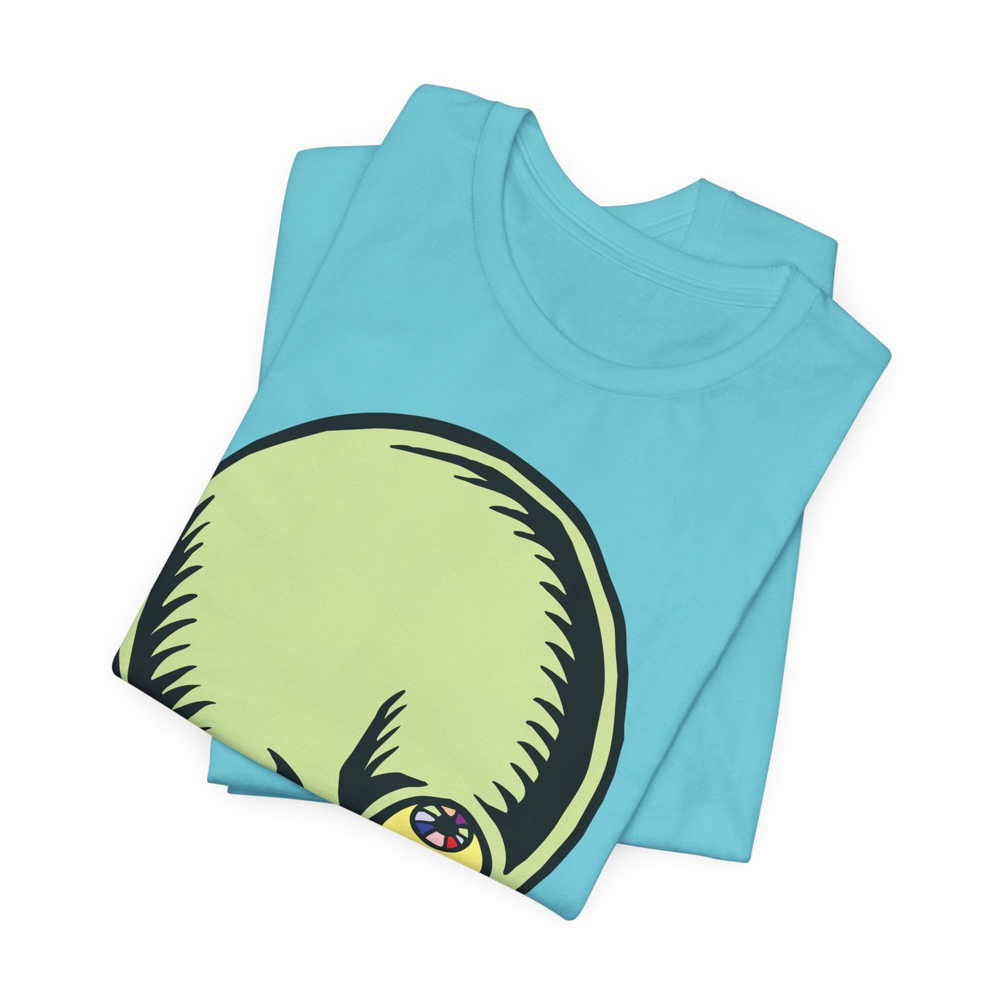 Lt Green Skull Graphic Design Tee, Skull Shirt, Vintage Tees, Art Design T-Shirt, Vintage Graphic Tee, Art Shirts with Skulls