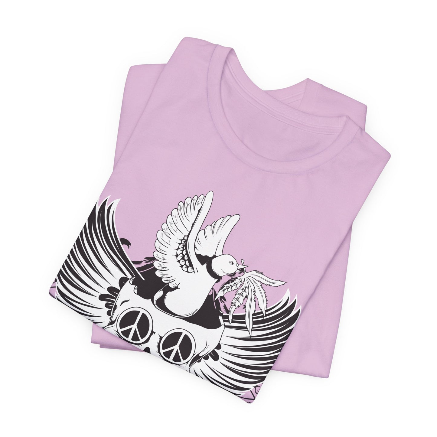 Bird Skull Graphic Design Tee, Skull Shirt, Vintage Tees, Art Design T-Shirt, Vintage Graphic Tee, Art Shirts with Skulls