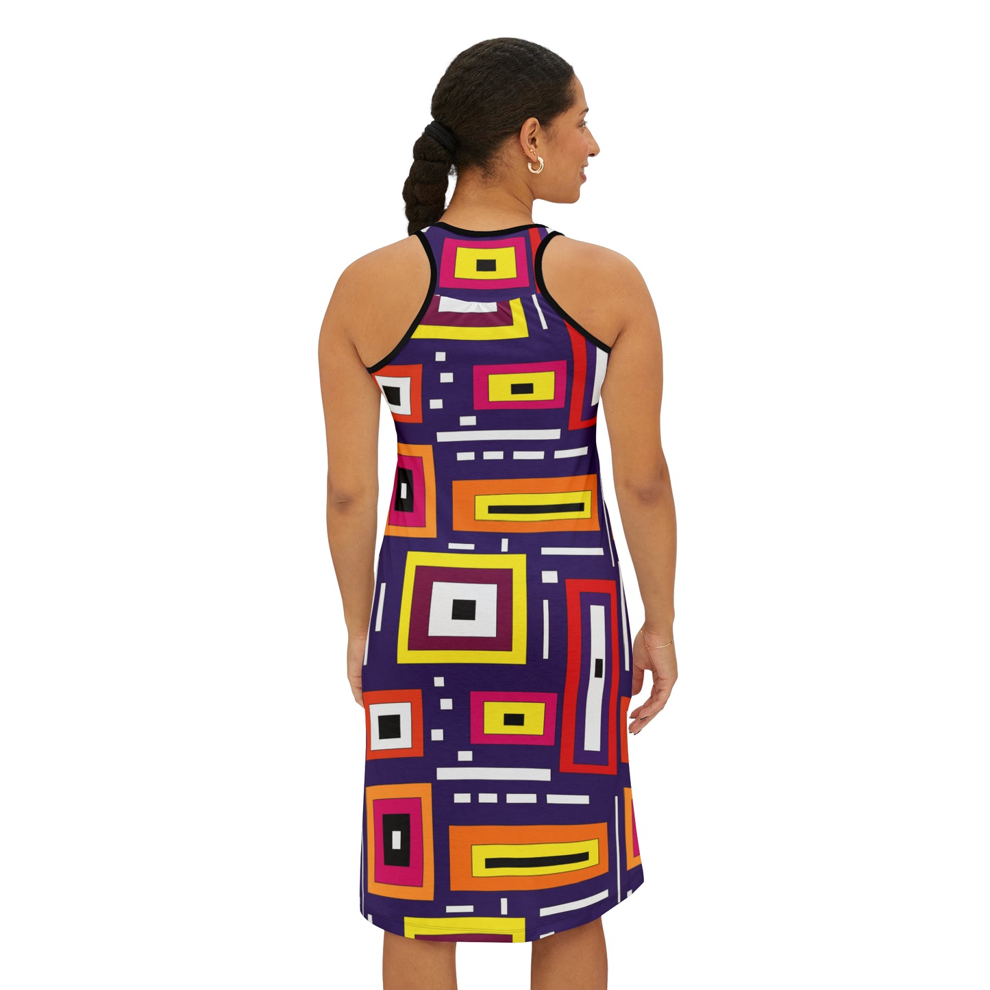 Summer Dress with abstract prints