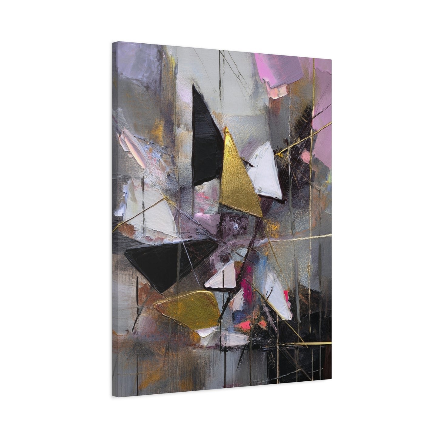 Abstract Oil Painting Print Canvas 20x24,20x30,24x30 24x32,24x36,30x40 32x48,36x48,40x60 Pine-Wood Inner Frame ABS-217