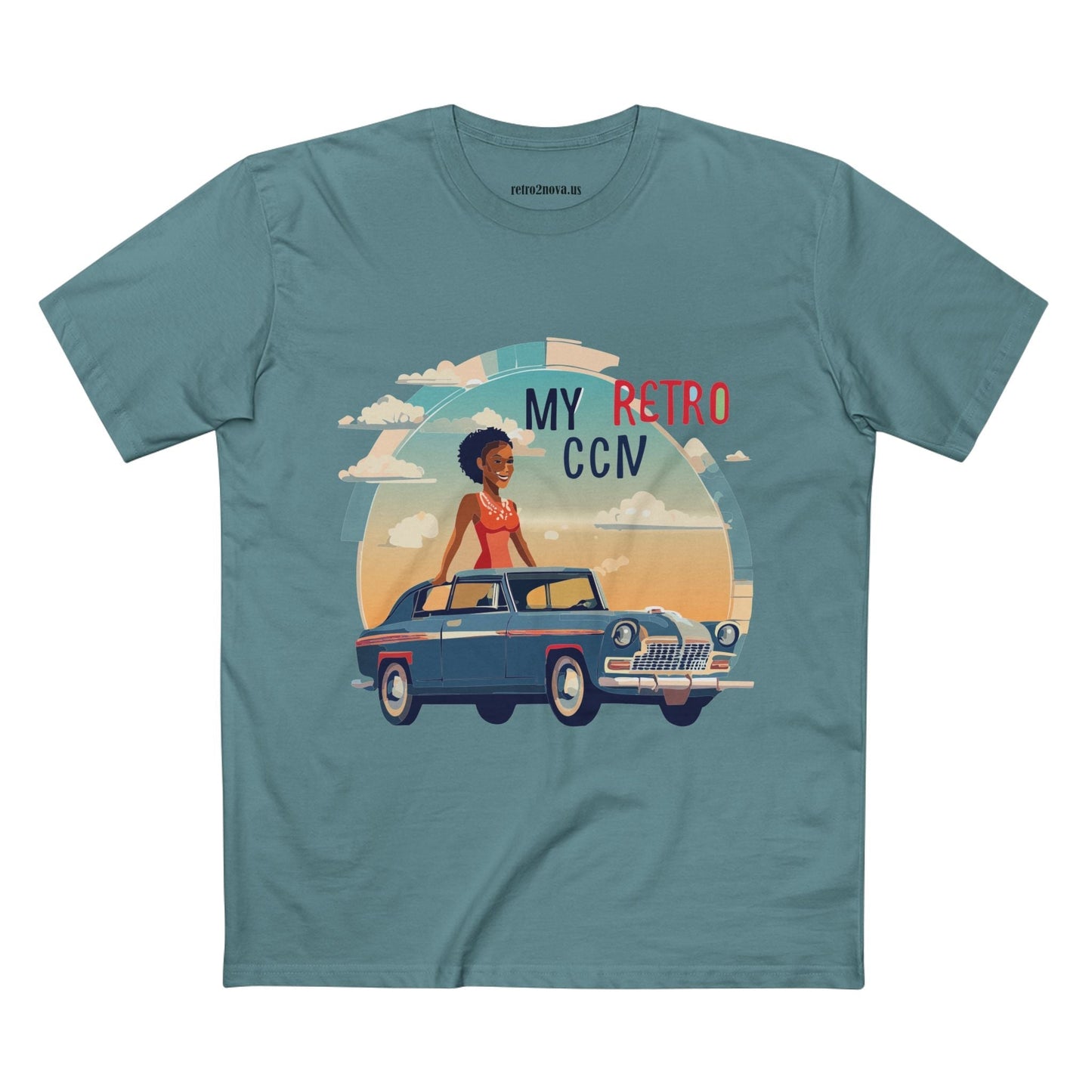 Retro Car Shirts Vintage Car Shirts RC 14 Unisex Premium Cotton Tee With Original Art Design