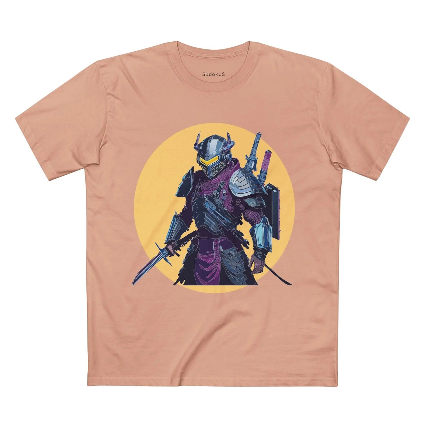 Samurai Graphic Unisex 100 Cotton Staple Tee 1