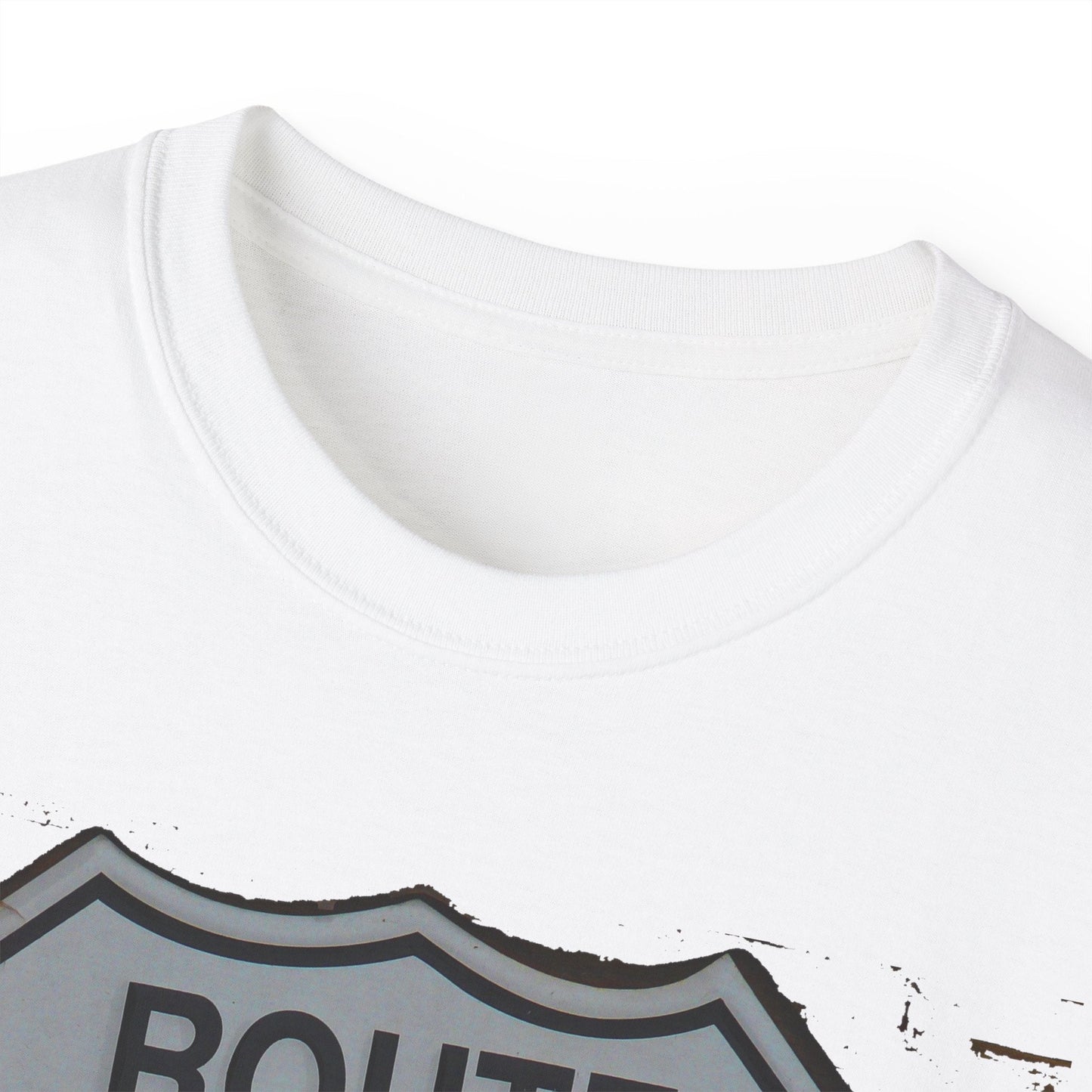 Route 66 Graphic Tee Unisex 100 Cotton with Vintage Art Design