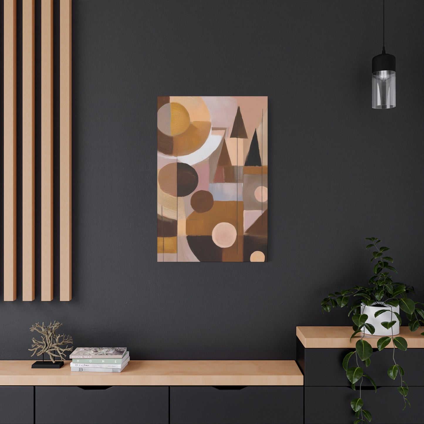 Abstract Geometric Painting Print Canvas 20x24,20x30,24x30 24x32,24x36,30x40 32x48,36x48,40x60 Pine-Wood Inner Frame ABS-51