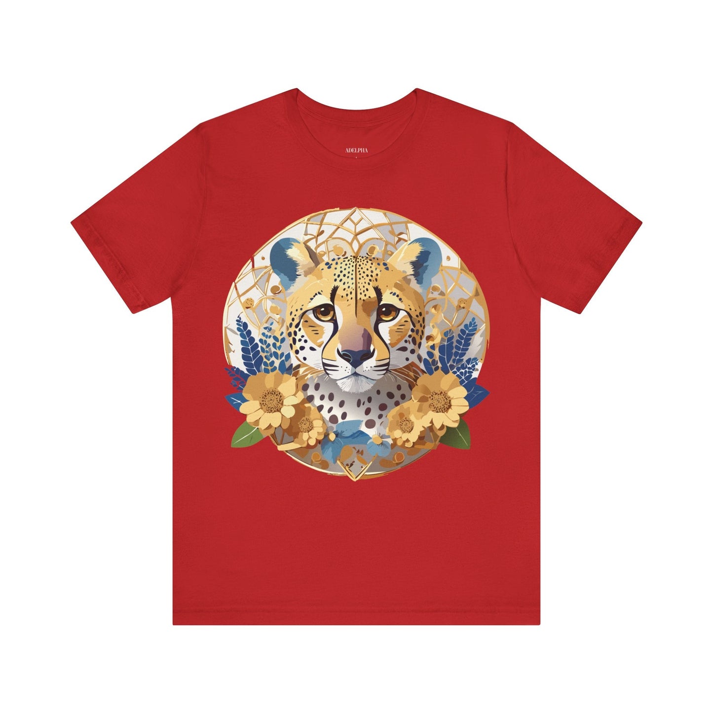 Medallion Shirt Unisex Graphic Tee With Vintage Inspired Adelpha Artwork Short Sleeve Jersey