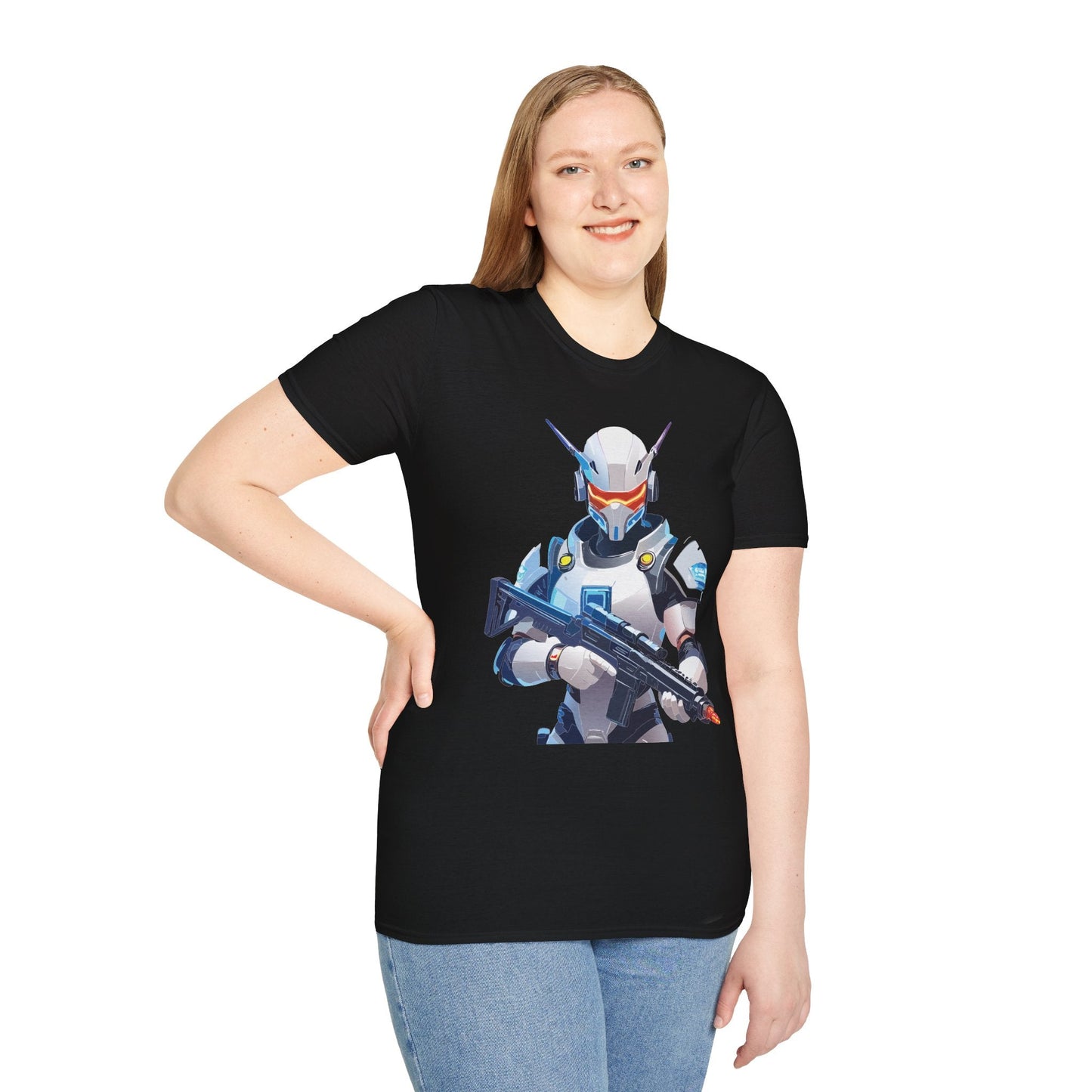 Robocop Shirt Unisex T Shirt With Robocop Artwork Gildan Softstyle 64000 Cotton Tee