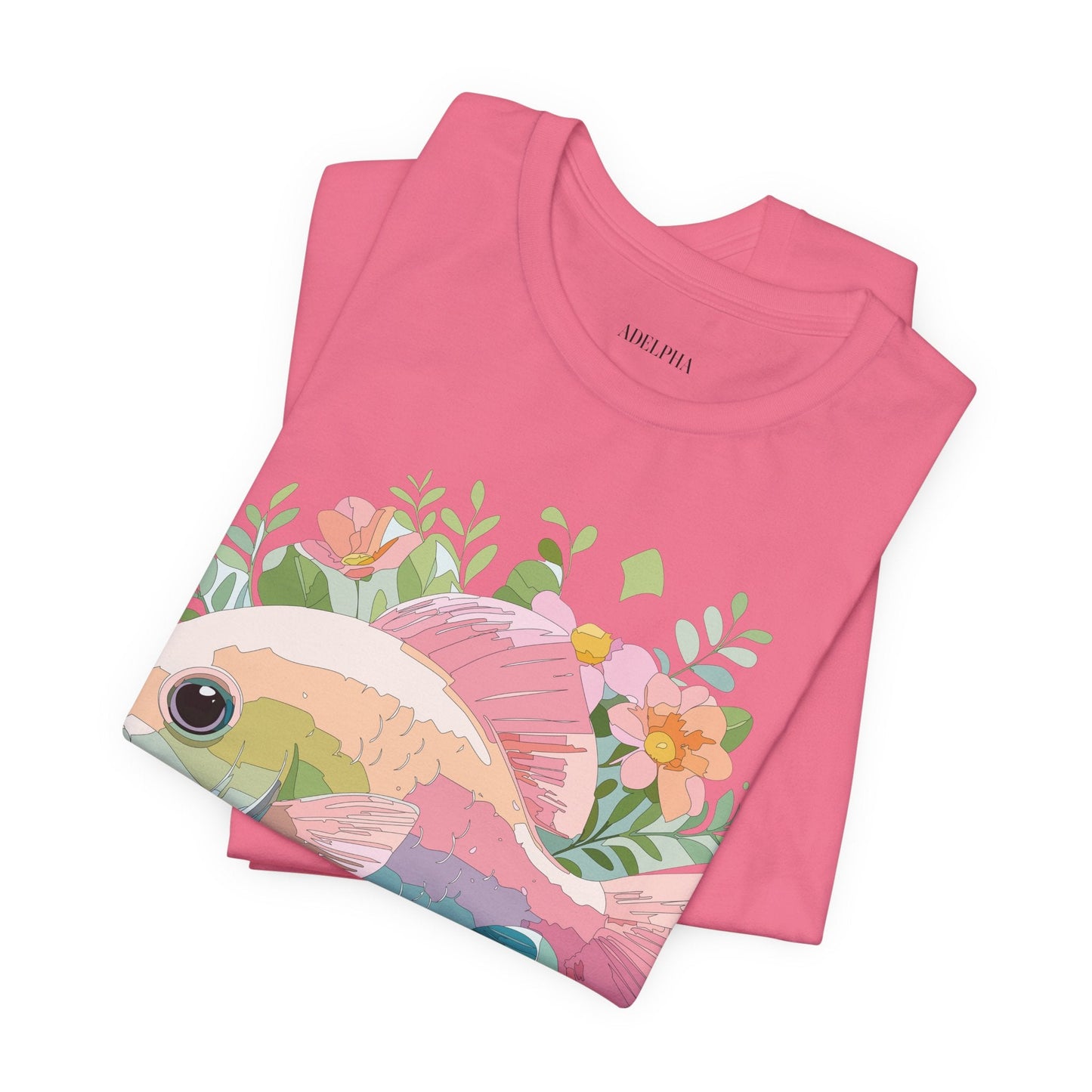 Fish Shirt Graphic Tee Unisex Adelpha Art Design Vintage Inspired Artwork for Everyday Wear