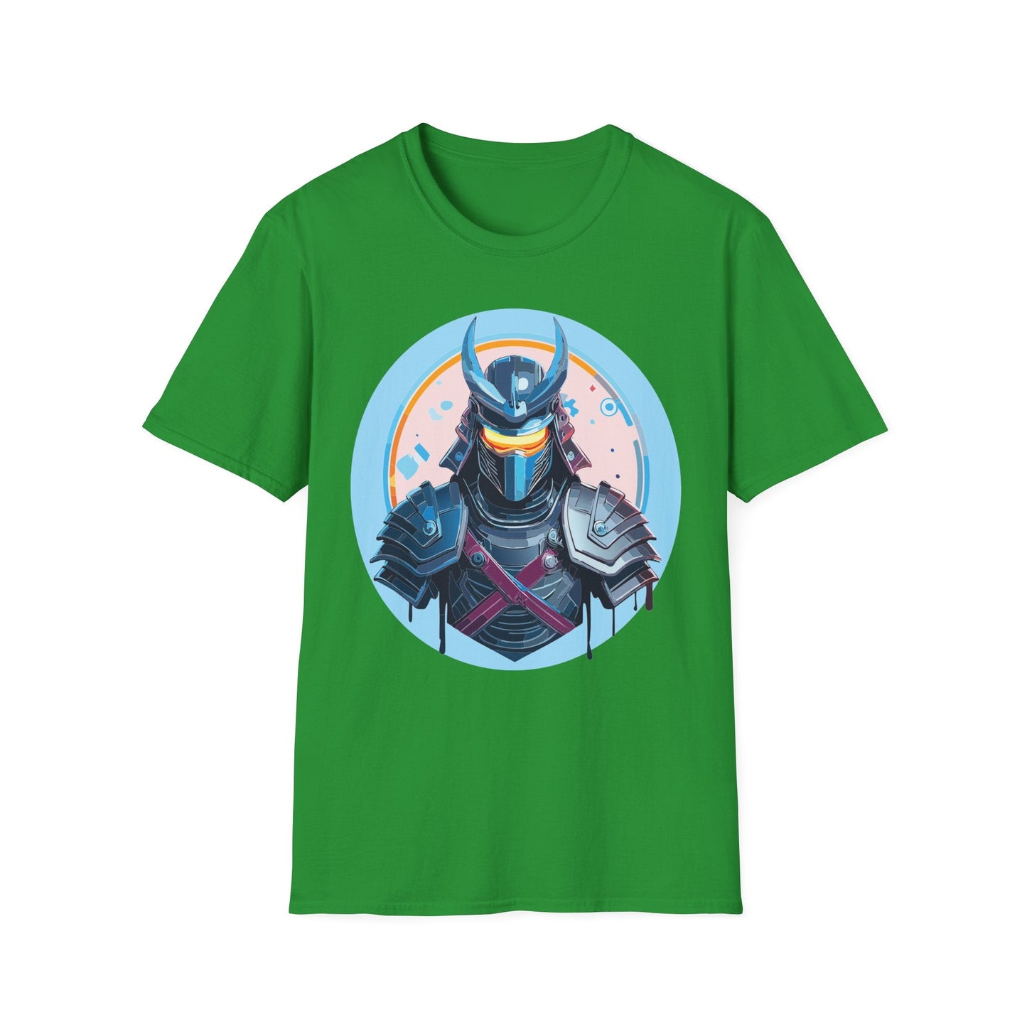Samurai T Shirt Unisex Softstyle 64000 Tee Lightweight Comfortable 100 Percent Ring Spun Cotton