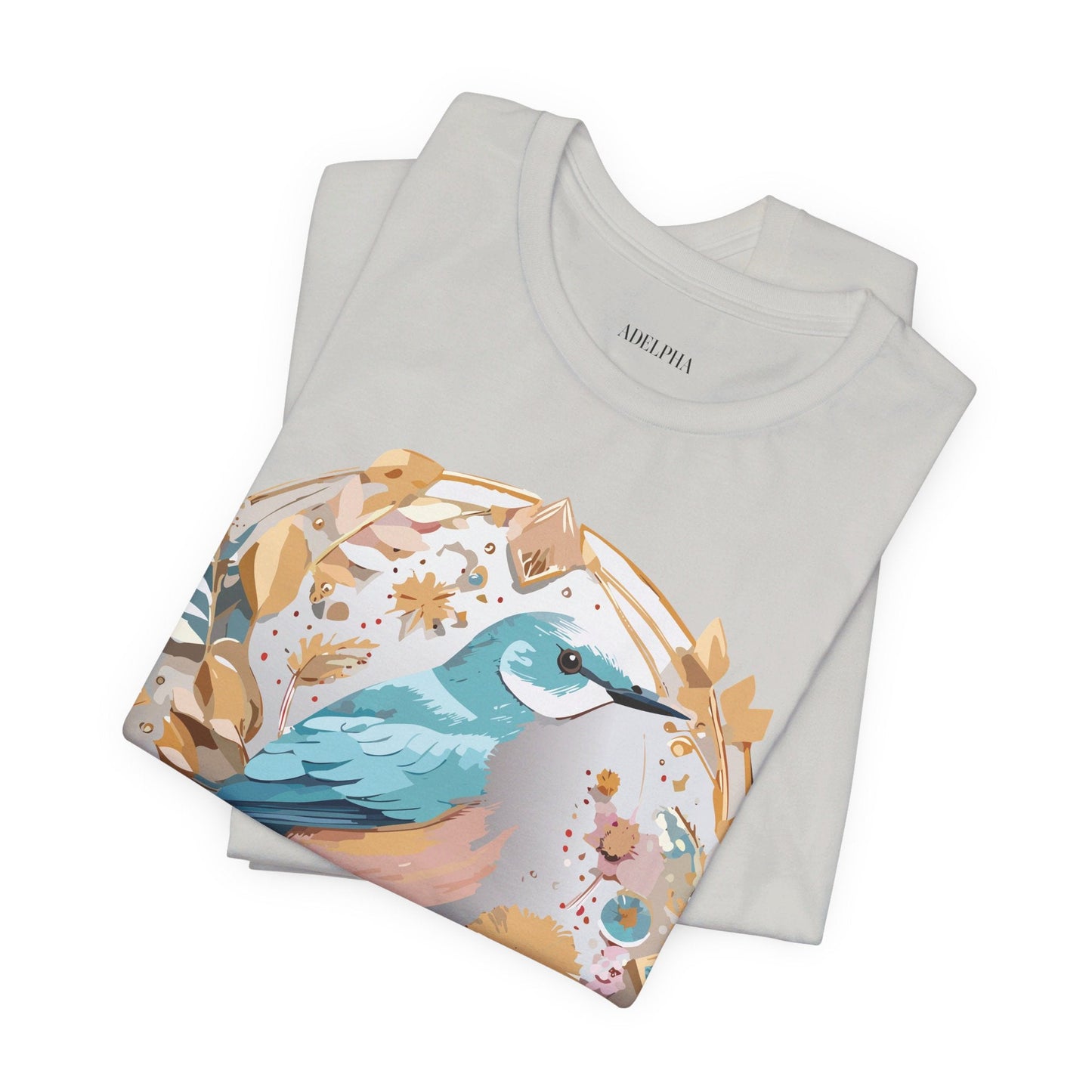 Adelpha Medallion Shirt Unisex Graphic Tee With Vintage Inspired Artwork Short Sleeve Jersey