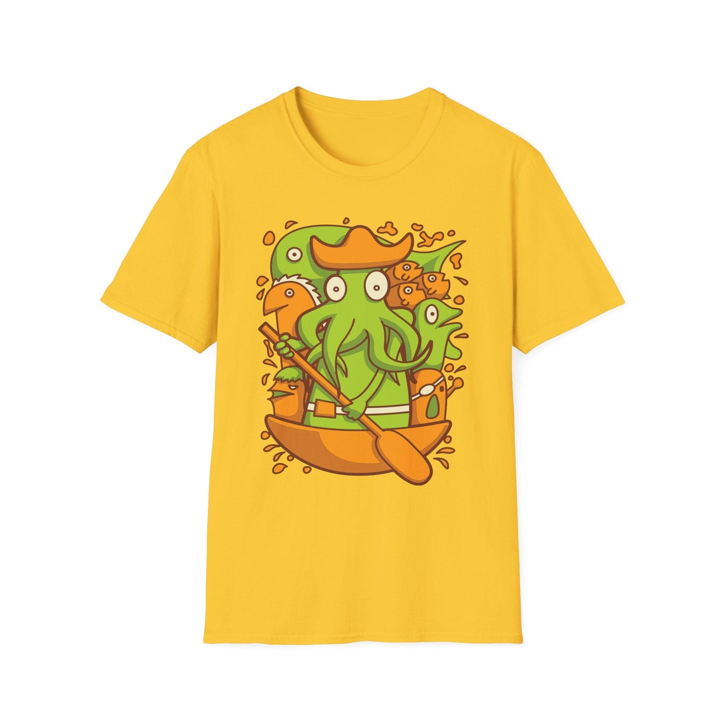 Cartoon T Shirt Animation T Shirt Funny Tee Shirt Unisex Gildan Softstyle Cotton 64000