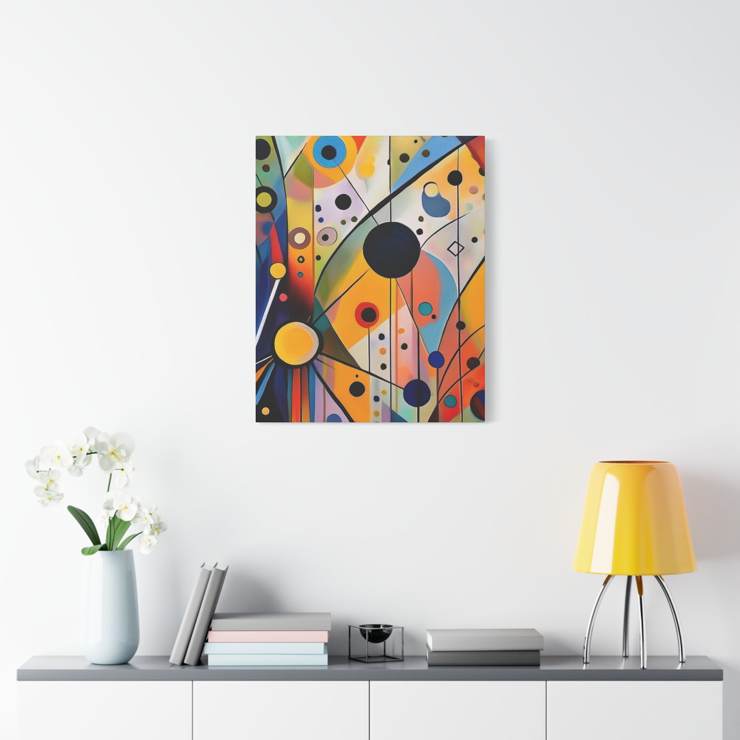 Abstract Oil Painting Print Canvas 20x24,20x30,24x30 24x32,24x36,30x40 32x48,36x48,40x60 Pine-Wood Inner Frame ABS-142