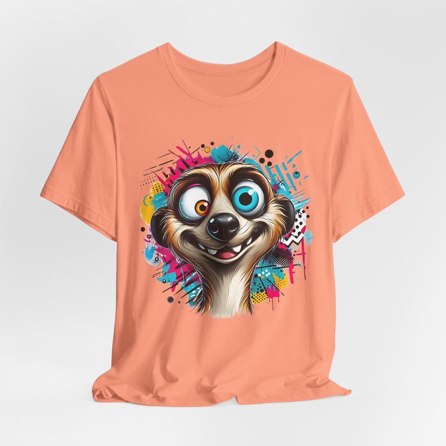 Squirrel Shirt, Funny Squirrel Tee Shirt, Funny Animal T-Shirt, Cartoon Top, Animal Tees, Art Design T-Shirt, Graphic Tee