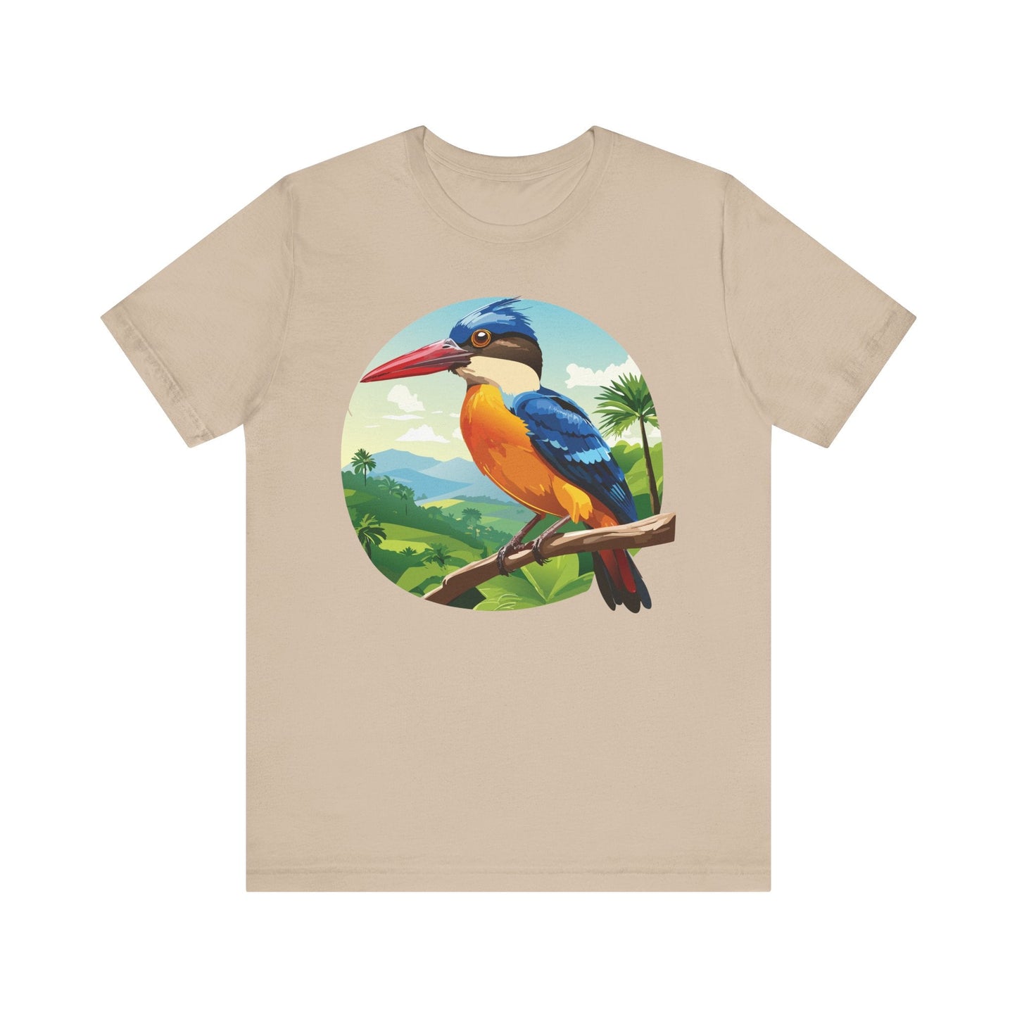 Unisex Animal Shirt With Art Design Featuring Wild Animals Jersey Short Sleeve Tee
