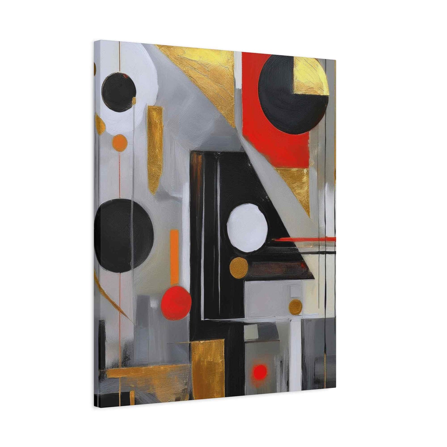 Red Abstract Painting Print Canvas 20x24,20x30,24x30, 24x32,24x36,30x40, 32x48,36x48,40x60 Pine-Wood Inner Frame ABS-23