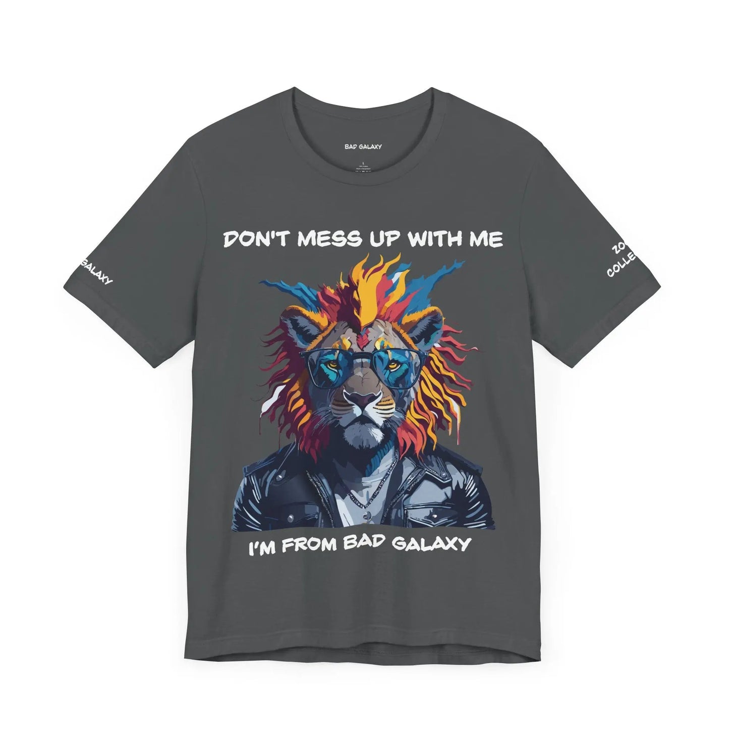 Animal T Shirt From Bad Galaxy Made To Order 100 Percent Cotton Eco Friendly Ink Free Shipping