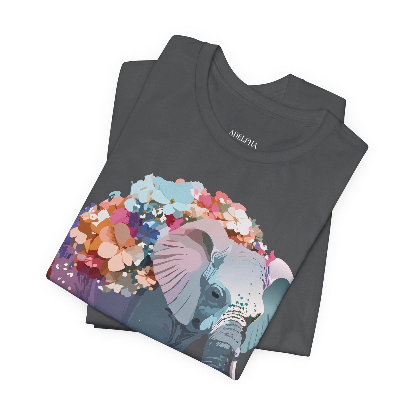 Elephant Graphic T Shirt Unisex Vintage Inspired Adelpha Artwork Short Sleeve Tee