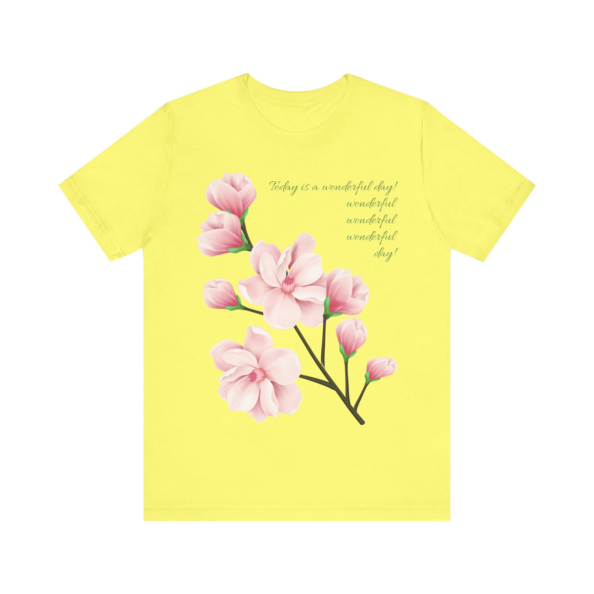 Floral Graphic Tee Shirt - Bella+Canvas Unisex 100 Cotton 55