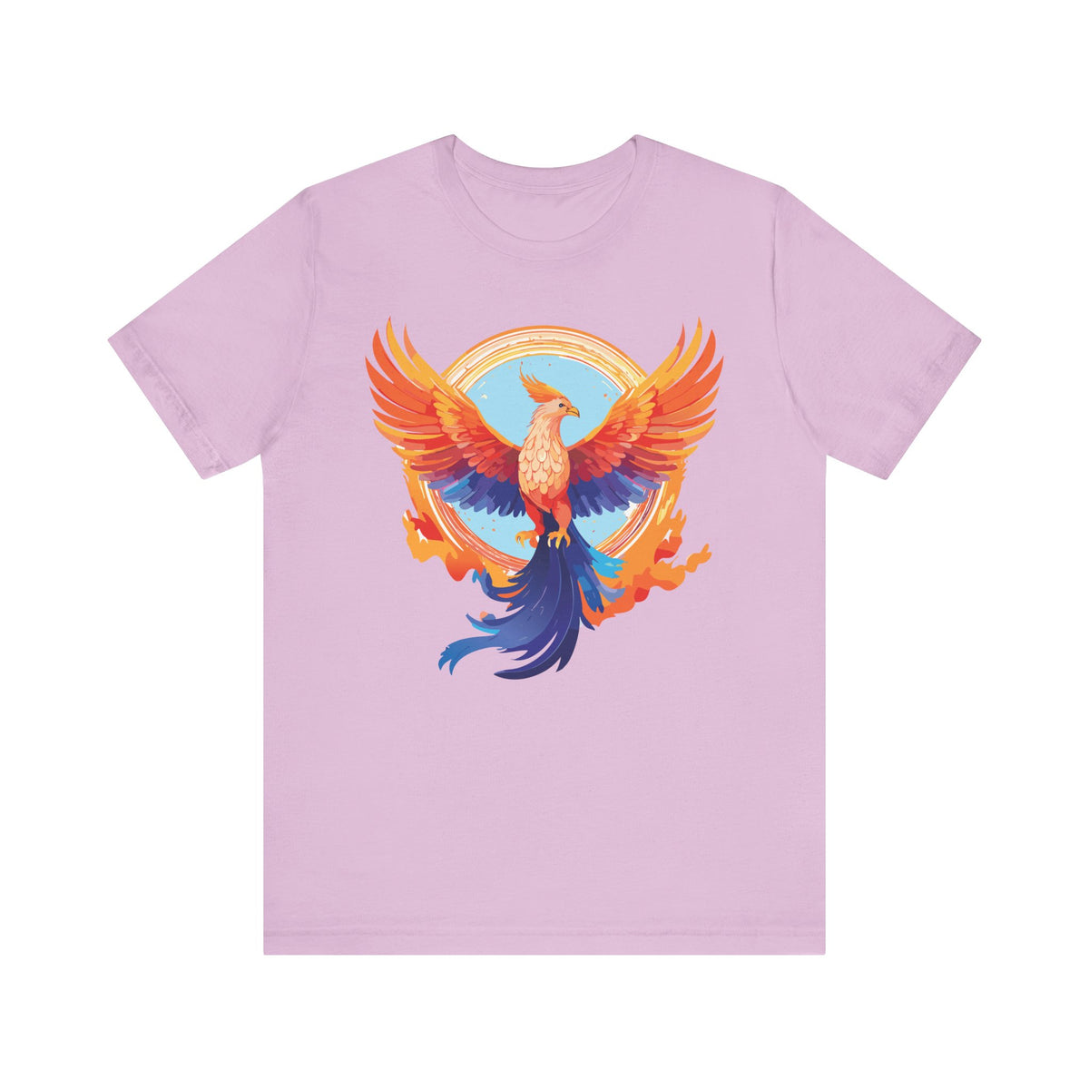 Bird Graphic Unisex Cotton Bella+Canvas Tee with Art Animal Design ab57