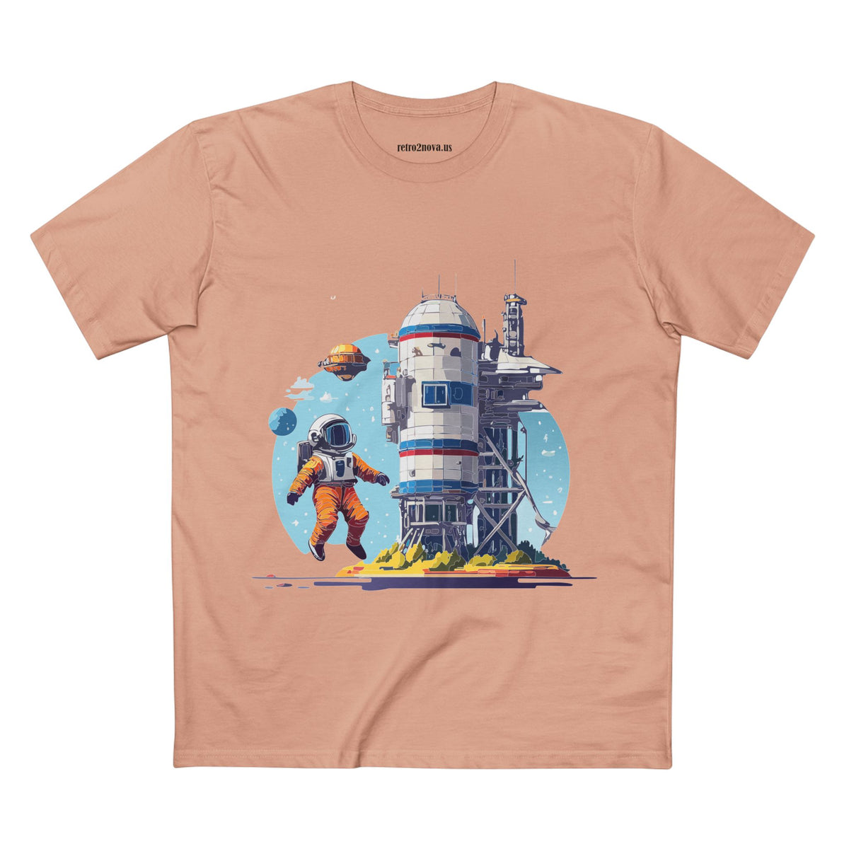 Cosmos Astronaut Graphic Tee Staple Unisex 100 Cotton Tee Shirt - CS-8