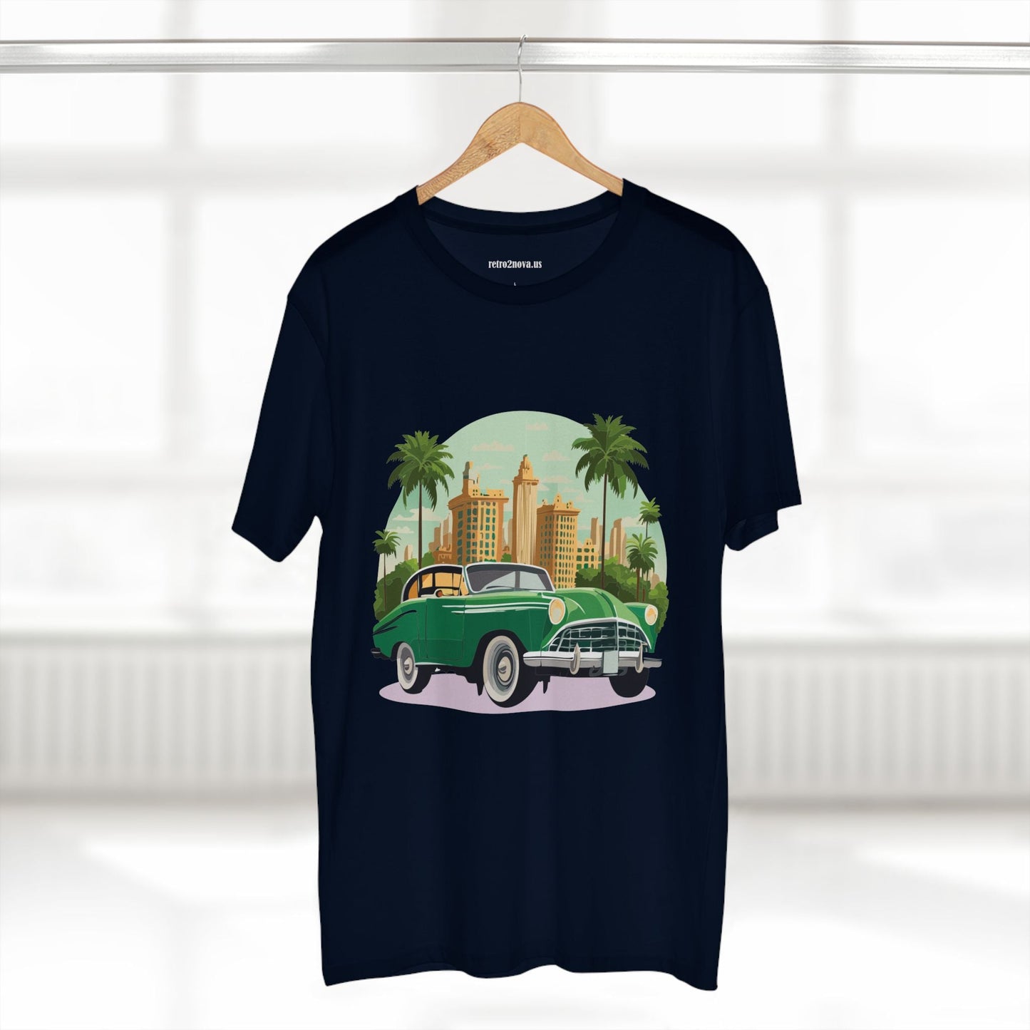 Retro Car Shirts Vintage Car Tee RC 18 Unisex Premium Cotton Art Print Tee Limited Edition