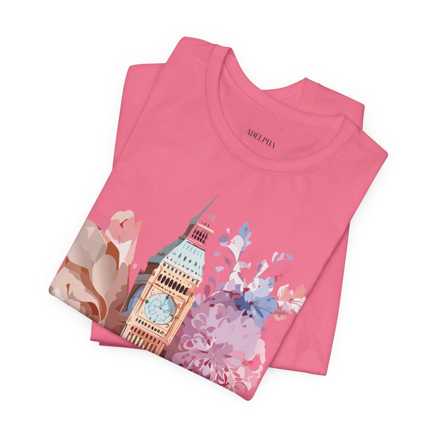 London Tourist Shirt Graphic Tee Unisex Jersey Short Sleeve Adelpha Vintage Inspired Artwork