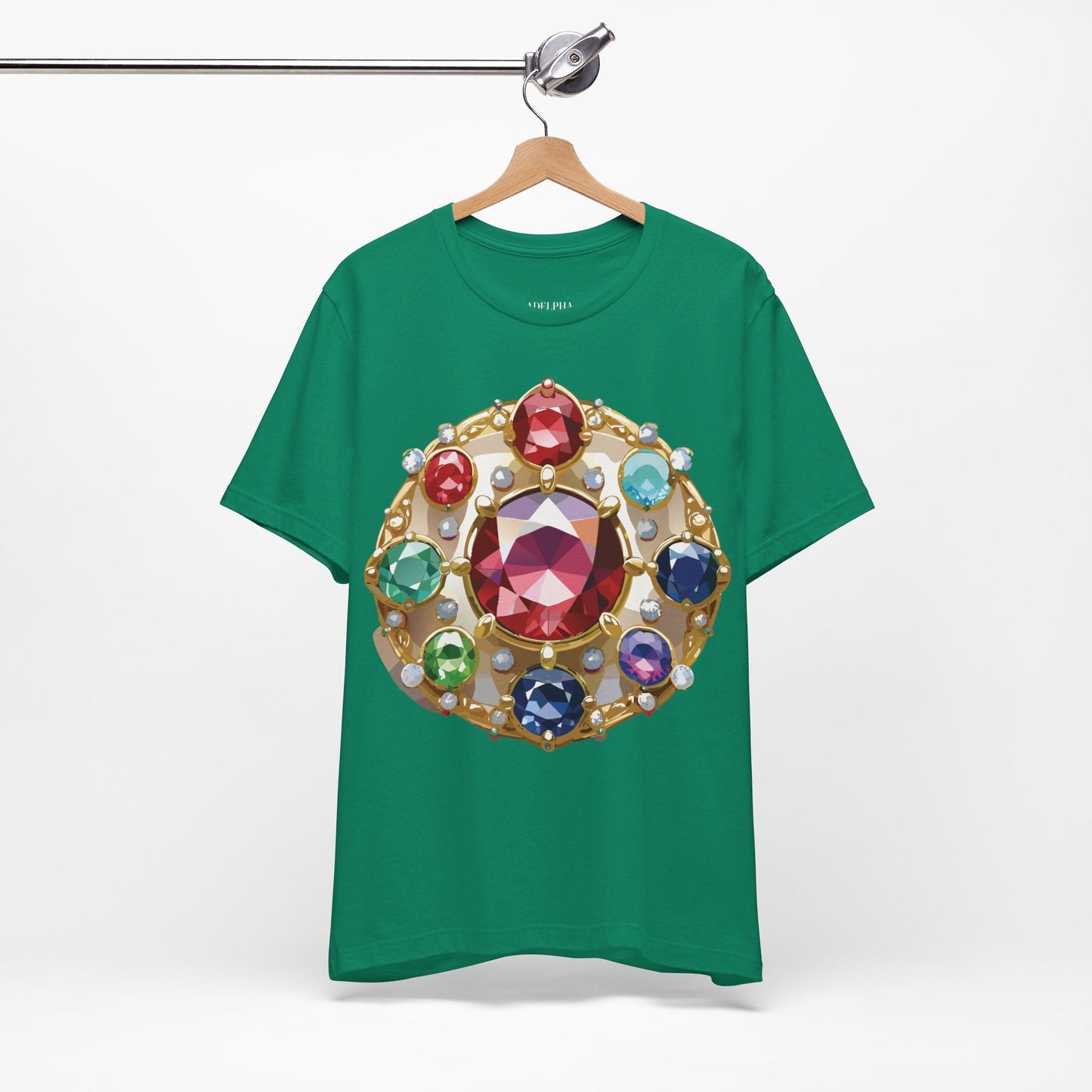 Adelpha Graphic T Shirt Unisex Vintage Artwork Tee Jewelry Design Short Sleeve Art Print