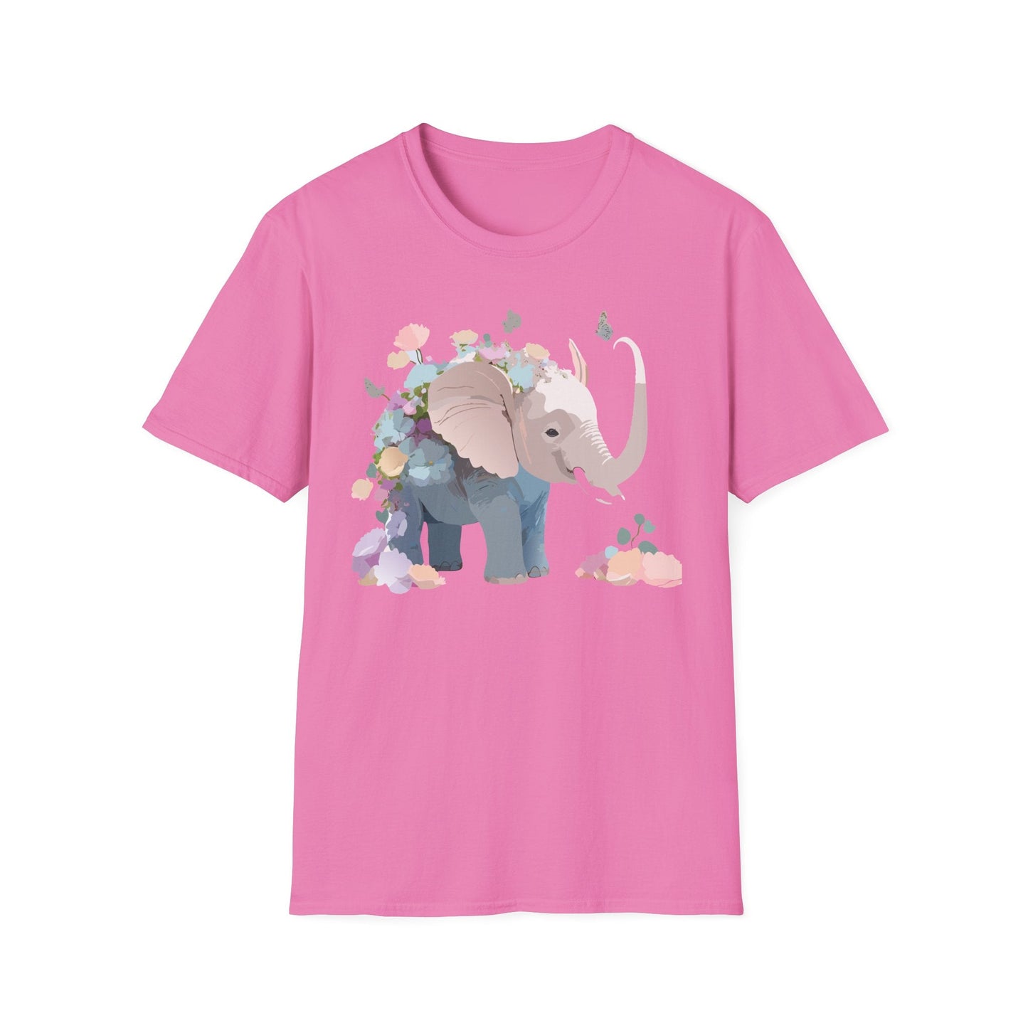 Elephant T Shirt Unisex Softstyle 64000 Elephant Tee Premium Comfort Everyday Wear