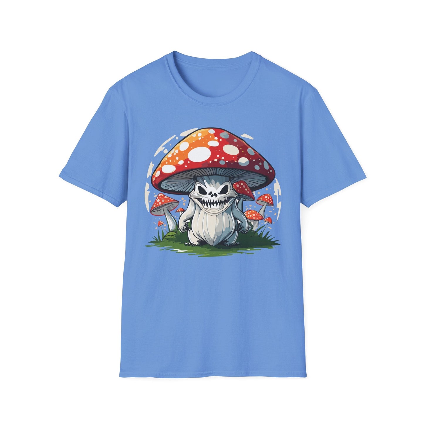 Mashroom Tee Shirt Unisex Softstyle 64000 100 Percent Ring Spun Cotton Funny Mashroom Fungus Design
