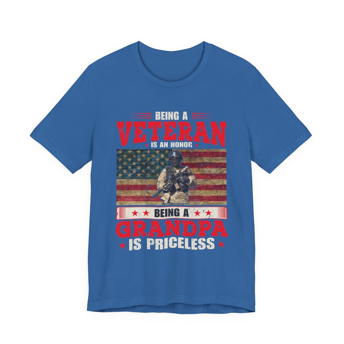 Army Veteran Patriotic Graphic Design Unisex Cotton T-Shirt v34