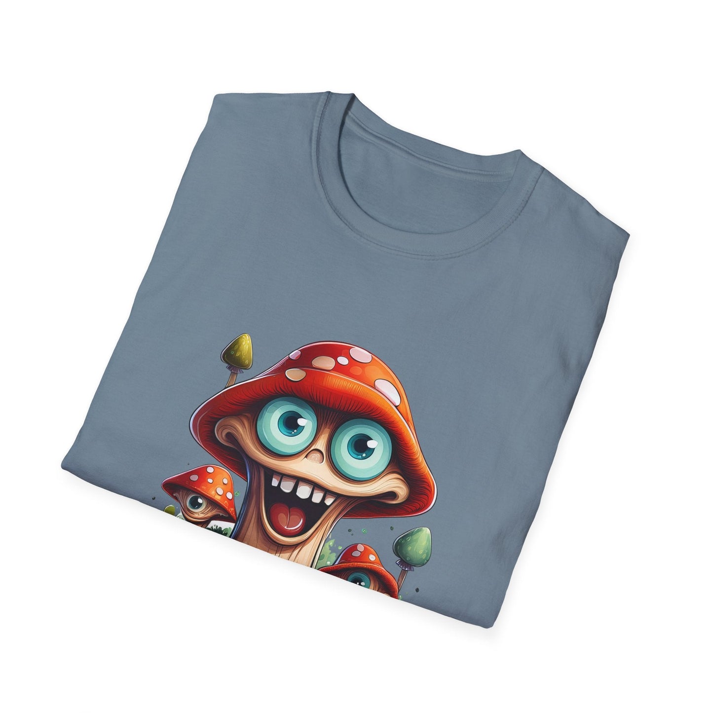 Mashroom Tee Shirt Unisex Funny Mushroom Design Softstyle Tee One Hundred Percent Ring Spun Cotton