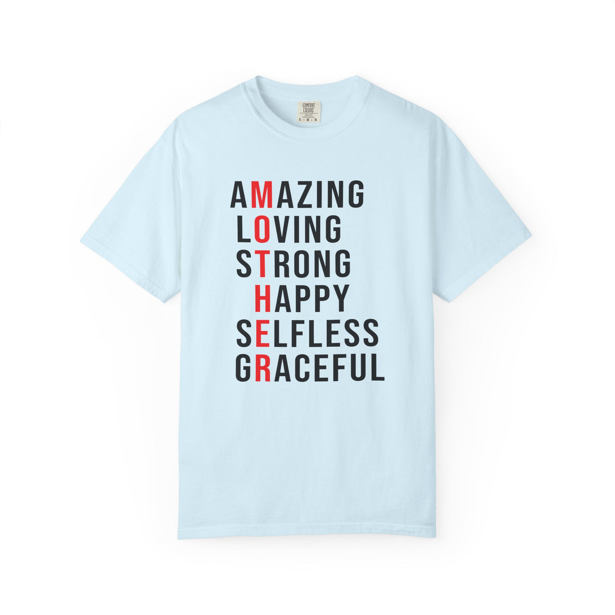 Mom T-shirt Mother's Day Mama Tee Unisex Comfort Colors Garment-Dyed Cotton h14