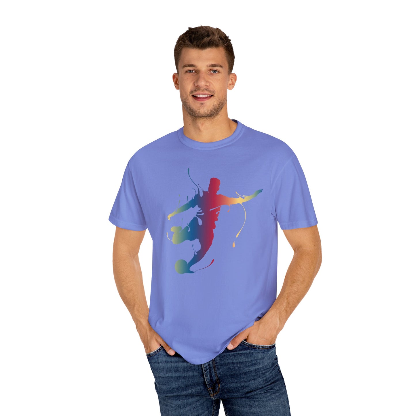 Unisex T-shirt with sports art design