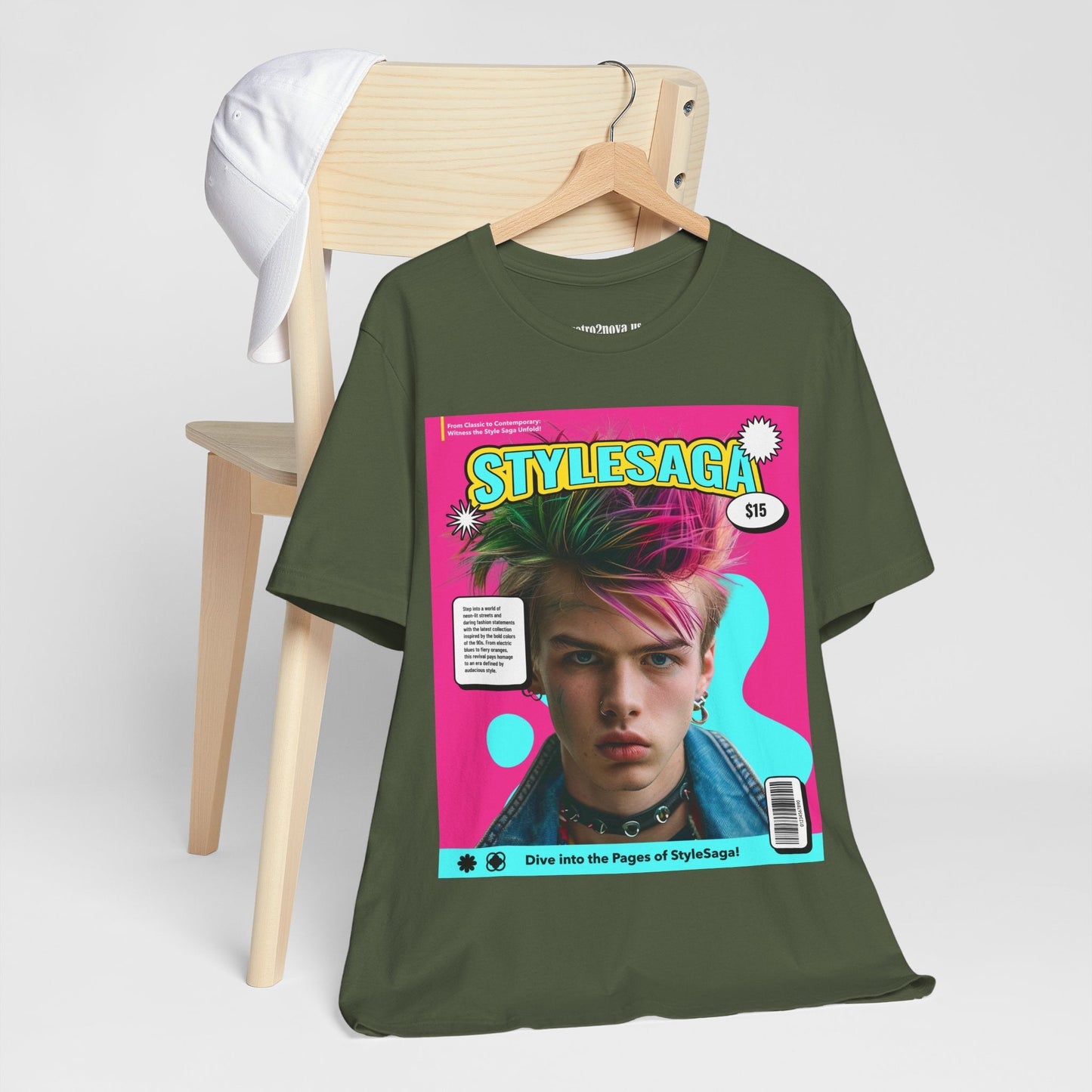 Magazine Cover Shirt Unisex Jersey Short Sleeve Tee Lightweight 4.2 Oz