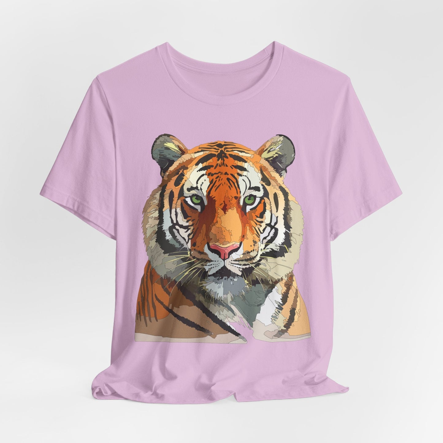 Unisex Animal Graphic Tee Shirt With Wildlife Art Design For Everyday Comfort Gildan 64000