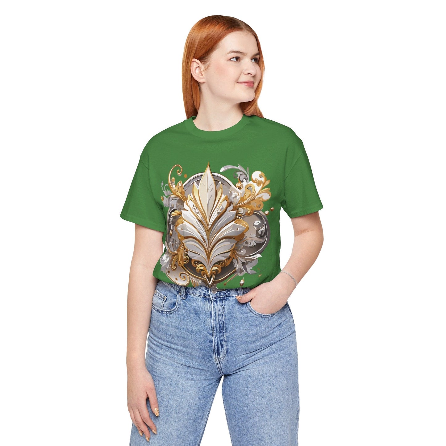 Jewelry Graphic Unisex 100 Cotton Vintage Treasure Art T-Shirt 11