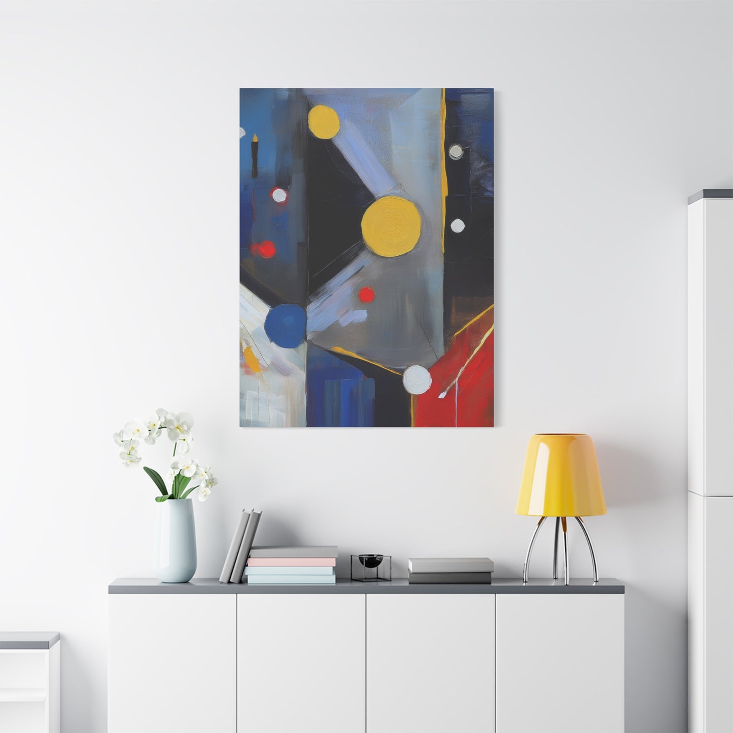 Abstract Oil Painting Print Canvas 20x24,20x30,24x30 24x32,24x36,30x40 32x48,36x48,40x60 Pine-Wood Inner Frame ABS-163
