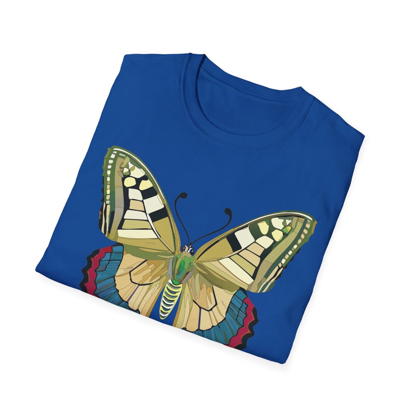 Butterfly T Shirt Unisex Monarch Design Soft Cotton Gildan 64000 Short Sleeve Tee