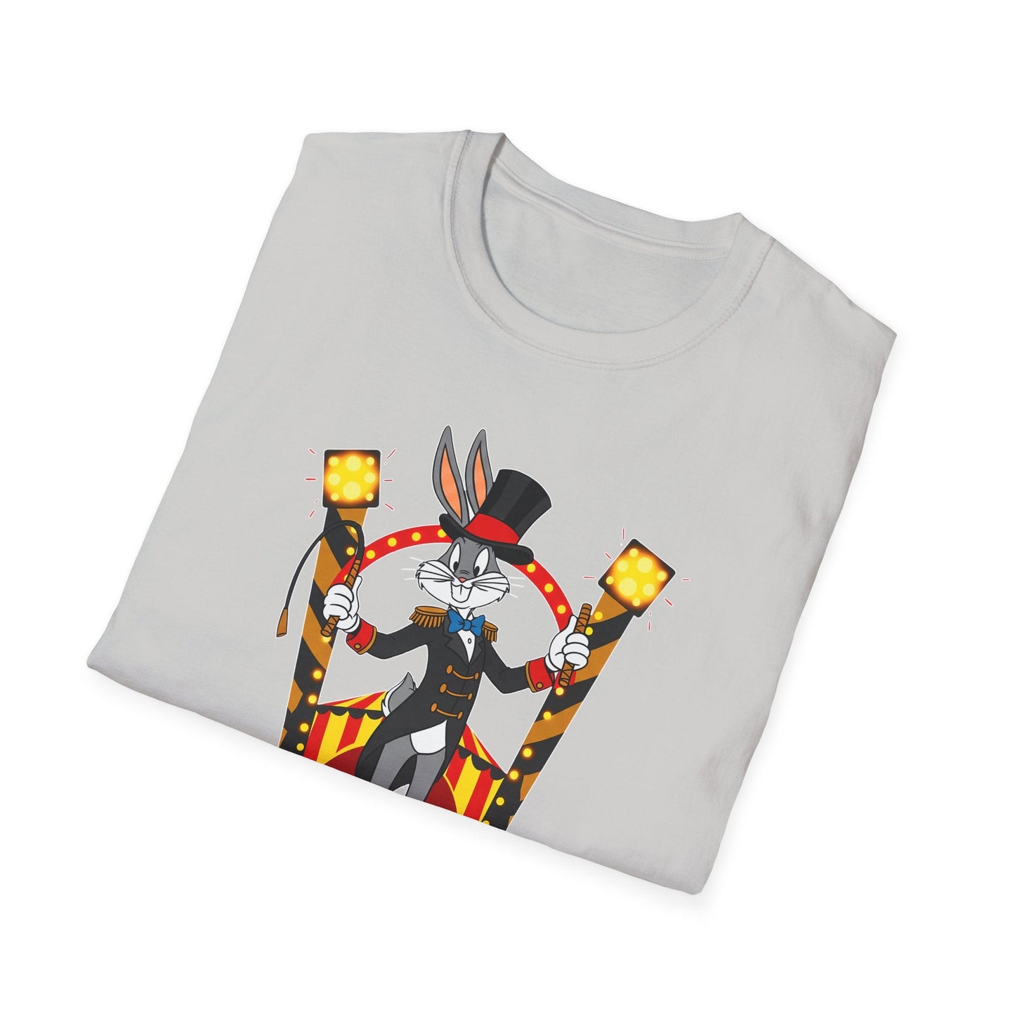 Bugs Bunny T Shirt Unisex Cartoon Tee Gildan Softstyle 64000 Tee Comfort Cotton Fabric