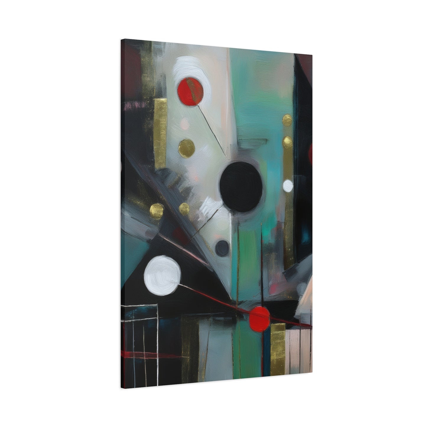 Abstract Oil Painting Print Canvas 20x24,20x30,24x30 24x32,24x36,30x40 32x48,36x48,40x60 Pine-Wood Inner Frame ABS-158