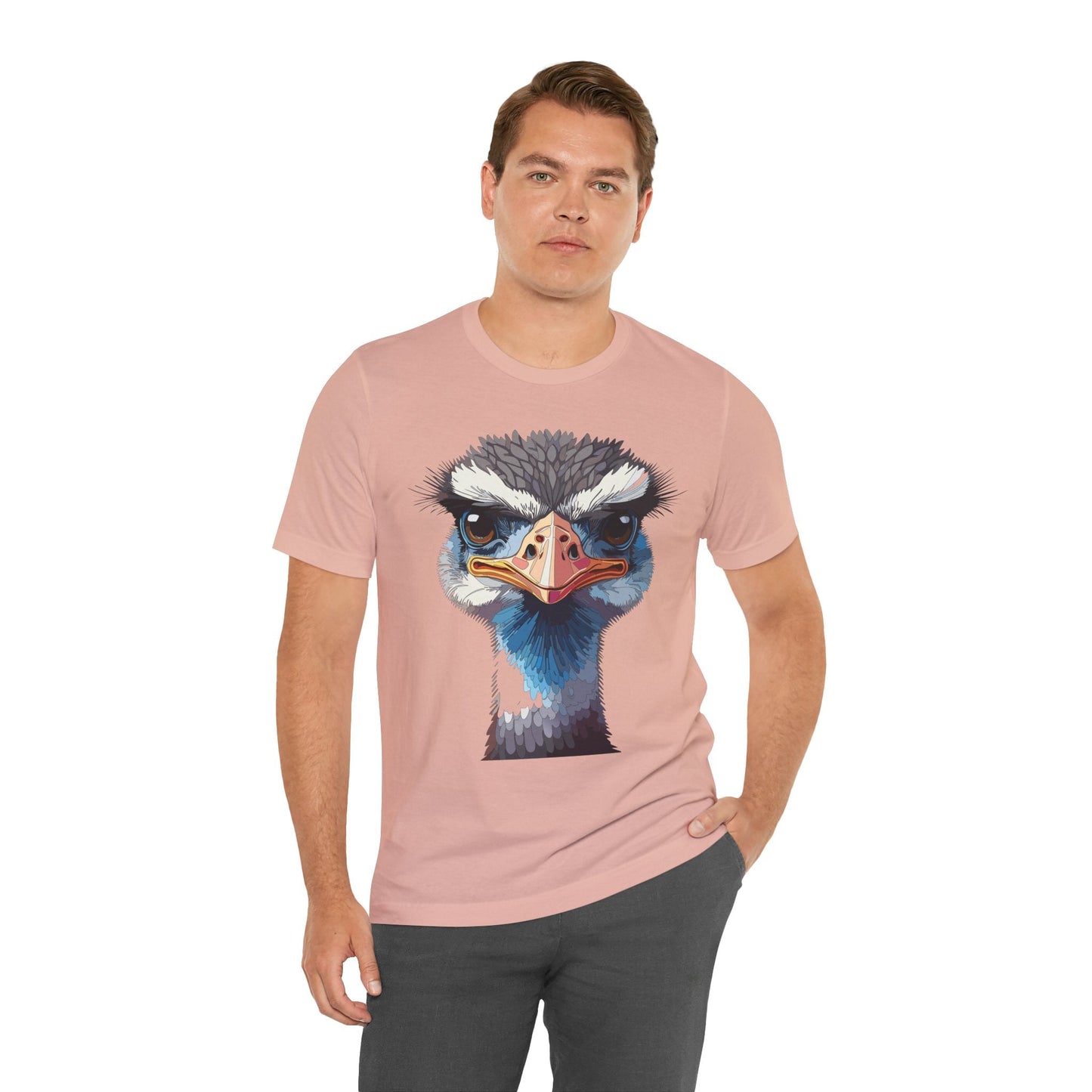 Unisex Animal Tee Shirt With Wildlife Art Design For Men And Women Gildan Softstyle 64000